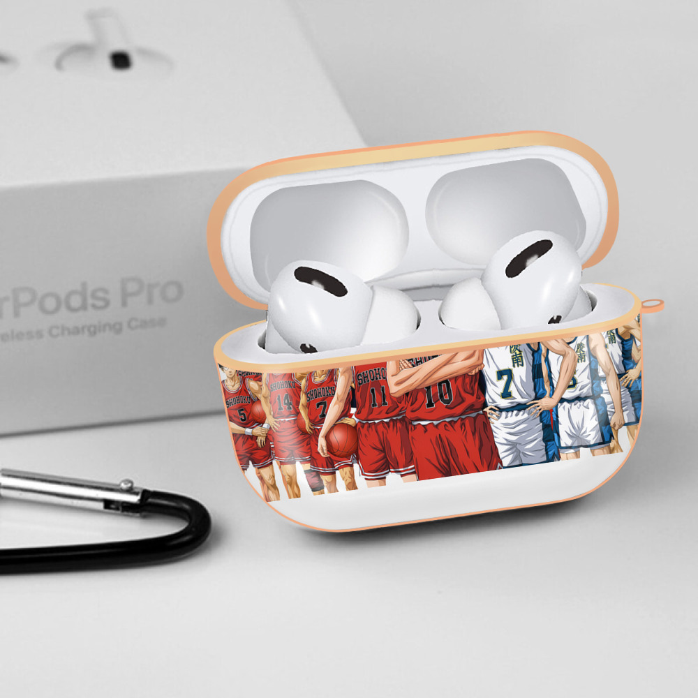SLAM DUNK／スラムダンク 【AirPods Pro用】ハードシェル保護ケース｜耐衝撃・防指紋・カラビナ付き商品仕様