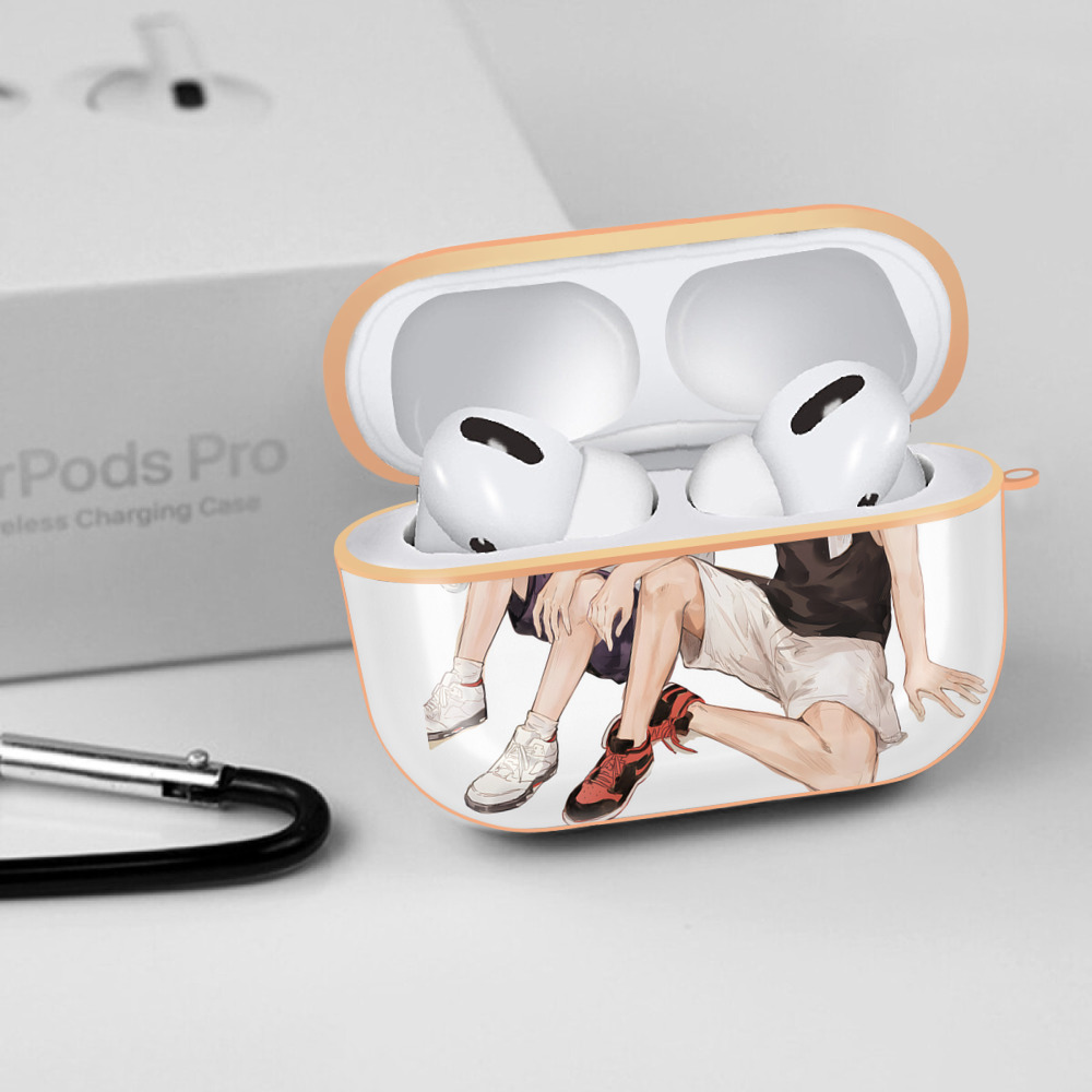 SLAM DUNK／スラムダンク 【AirPods Pro用】ハードシェル保護ケース｜耐衝撃・防指紋・カラビナ付き商品仕様