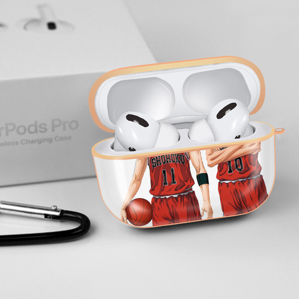 SLAM DUNK／スラムダンク 【AirPods Pro用】ハードシェル保護ケース｜耐衝撃・防指紋・カラビナ付き商品仕様