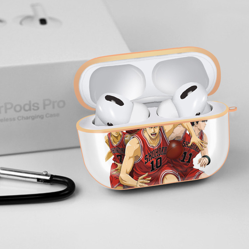 SLAM DUNK／スラムダンク 【AirPods Pro用】ハードシェル保護ケース｜耐衝撃・防指紋・カラビナ付き商品仕様
