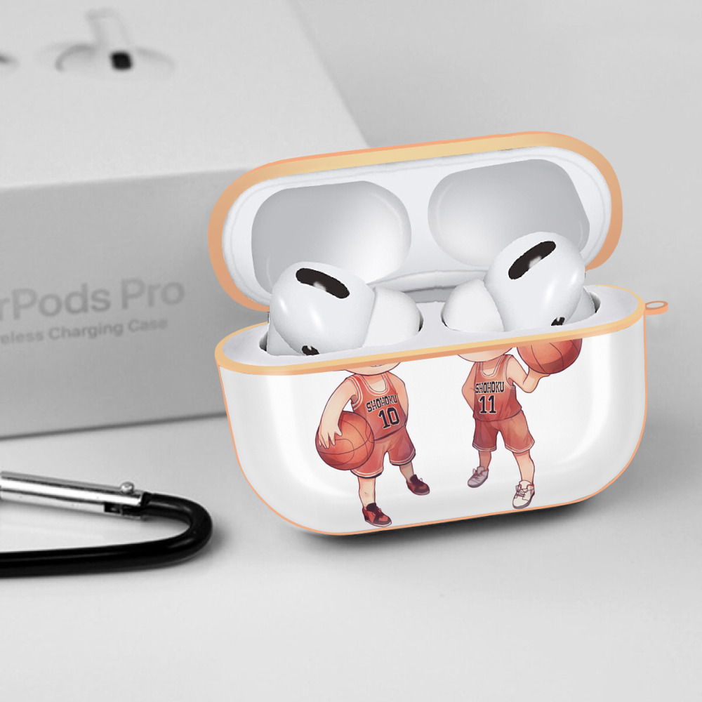 SLAM DUNK／スラムダンク 【AirPods Pro用】ハードシェル保護ケース｜耐衝撃・防指紋・カラビナ付き商品仕様
