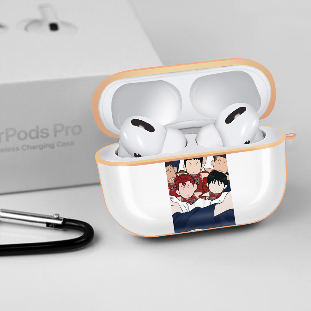 SLAM DUNK／スラムダンク 【AirPods Pro用】ハードシェル保護ケース｜耐衝撃・防指紋・カラビナ付き商品仕様