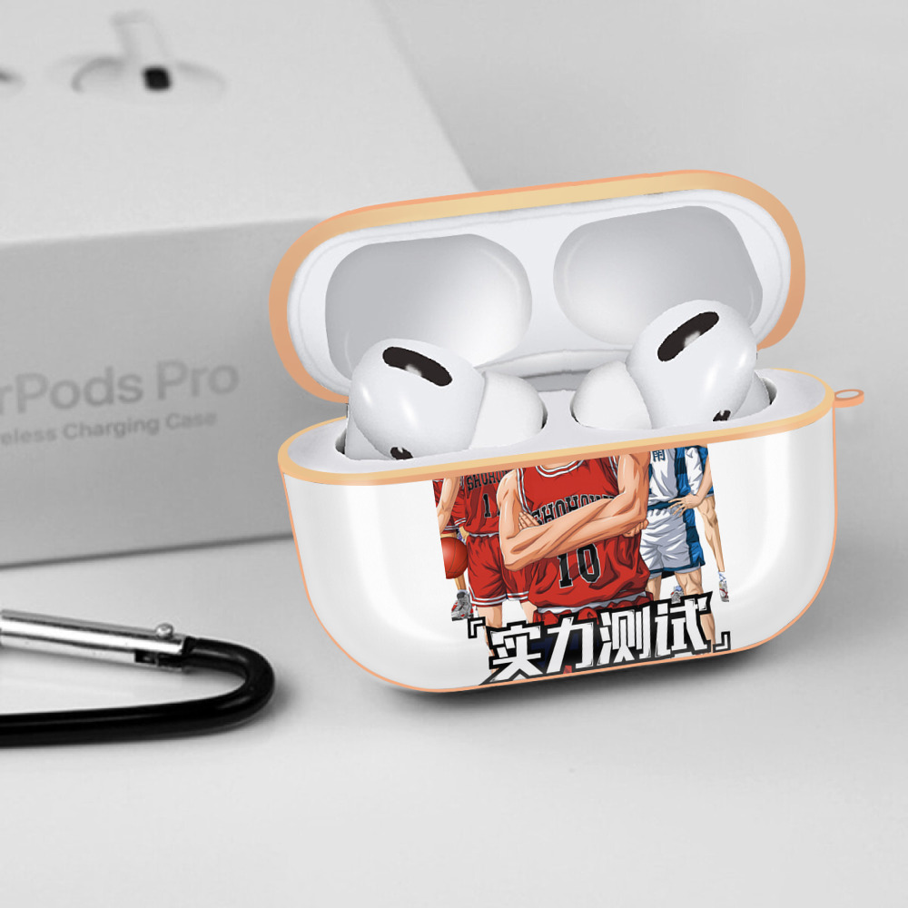 SLAM DUNK／スラムダンク 【AirPods Pro用】ハードシェル保護ケース｜耐衝撃・防指紋・カラビナ付き商品仕様