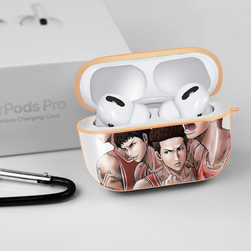 SLAM DUNK／スラムダンク 【AirPods Pro用】ハードシェル保護ケース｜耐衝撃・防指紋・カラビナ付き商品仕様