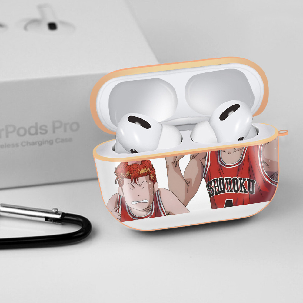 SLAM DUNK／スラムダンク 【AirPods Pro用】ハードシェル保護ケース｜耐衝撃・防指紋・カラビナ付き商品仕様