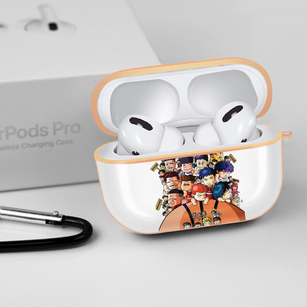 SLAM DUNK／スラムダンク 【AirPods Pro用】ハードシェル保護ケース｜耐衝撃・防指紋・カラビナ付き商品仕様