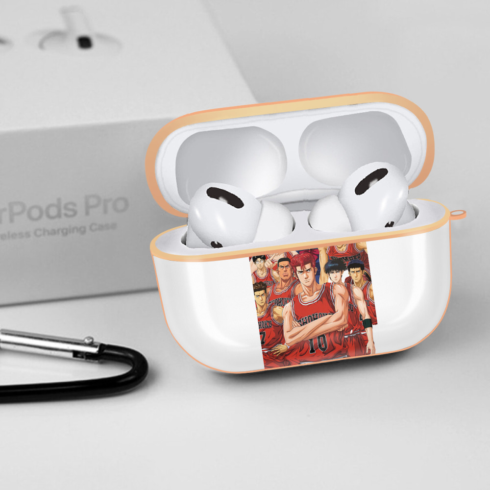 SLAM DUNK／スラムダンク 【AirPods Pro用】ハードシェル保護ケース｜耐衝撃・防指紋・カラビナ付き商品仕様