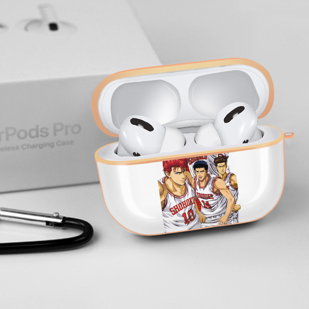 SLAM DUNK／スラムダンク 【AirPods Pro用】ハードシェル保護ケース｜耐衝撃・防指紋・カラビナ付き商品仕様