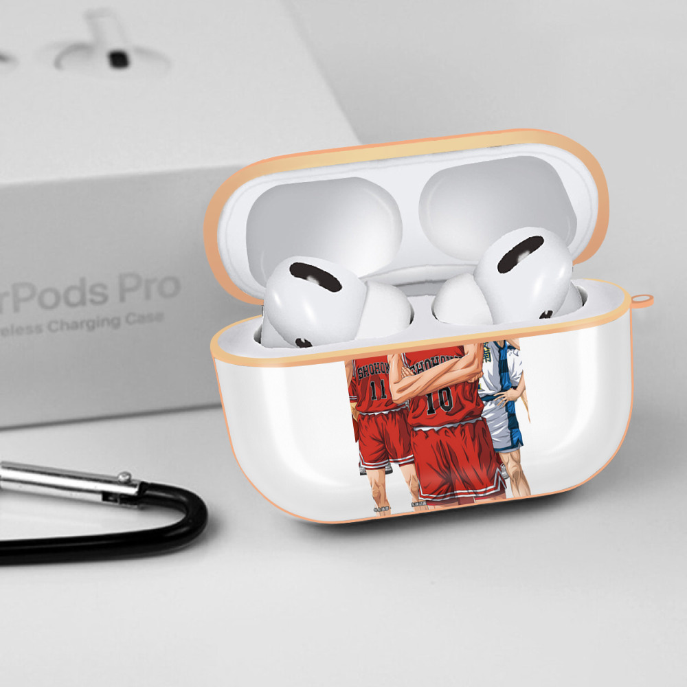 SLAM DUNK／スラムダンク 【AirPods Pro用】ハードシェル保護ケース｜耐衝撃・防指紋・カラビナ付き商品仕様