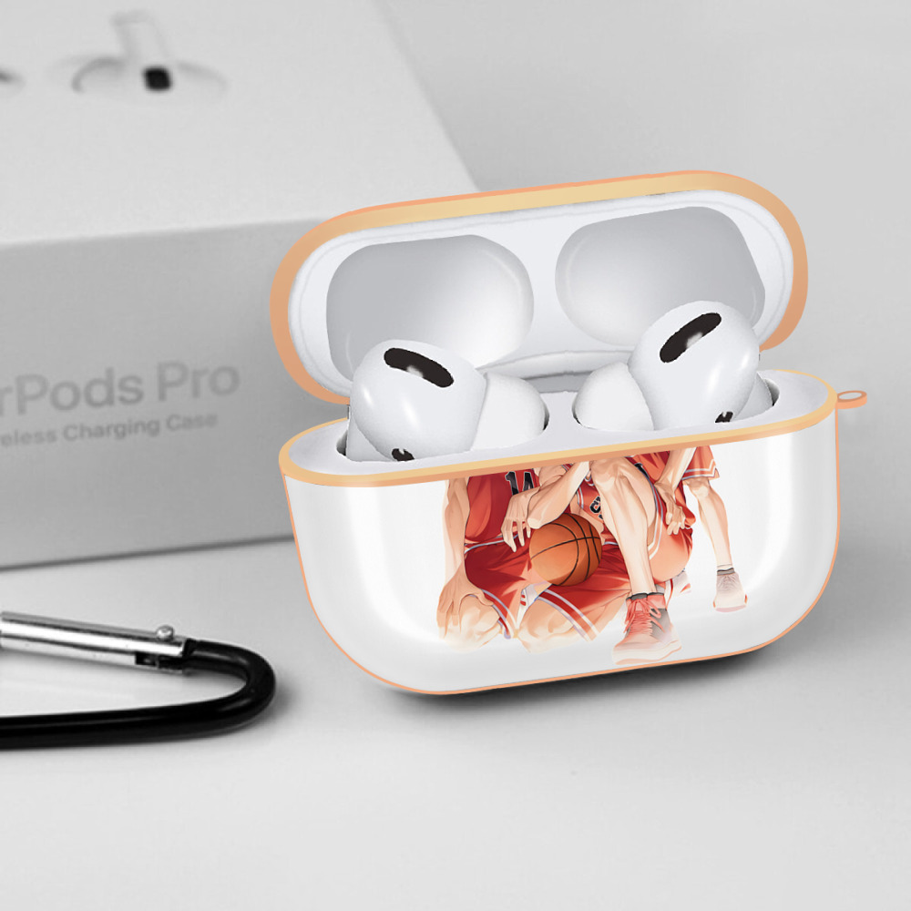 SLAM DUNK／スラムダンク 【AirPods Pro用】ハードシェル保護ケース｜耐衝撃・防指紋・カラビナ付き商品仕様