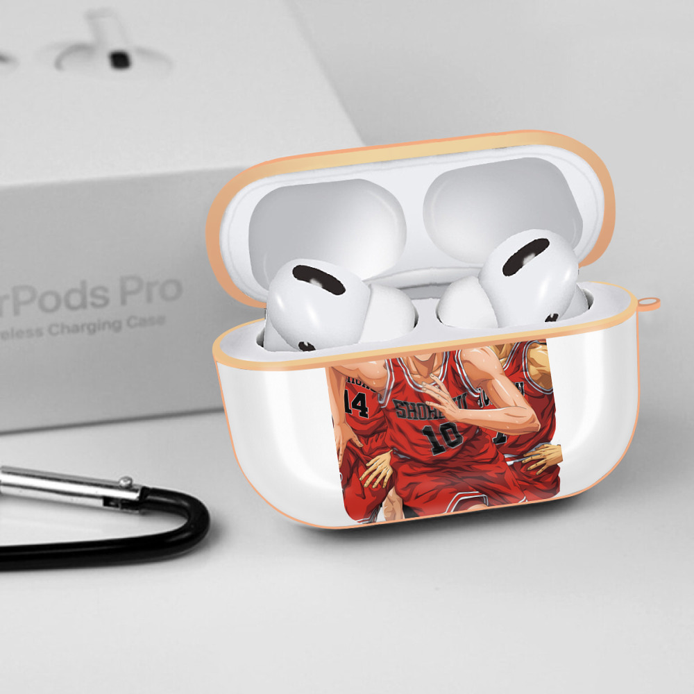 SLAM DUNK／スラムダンク 【AirPods Pro用】ハードシェル保護ケース｜耐衝撃・防指紋・カラビナ付き商品仕様