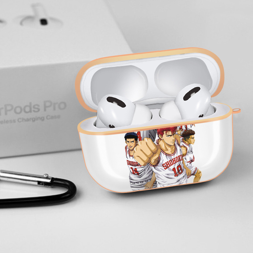 SLAM DUNK／スラムダンク 【AirPods Pro用】ハードシェル保護ケース｜耐衝撃・防指紋・カラビナ付き商品仕様