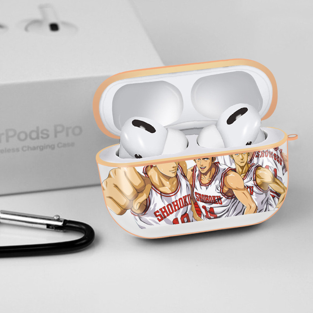 SLAM DUNK／スラムダンク 【AirPods Pro用】ハードシェル保護ケース｜耐衝撃・防指紋・カラビナ付き商品仕様