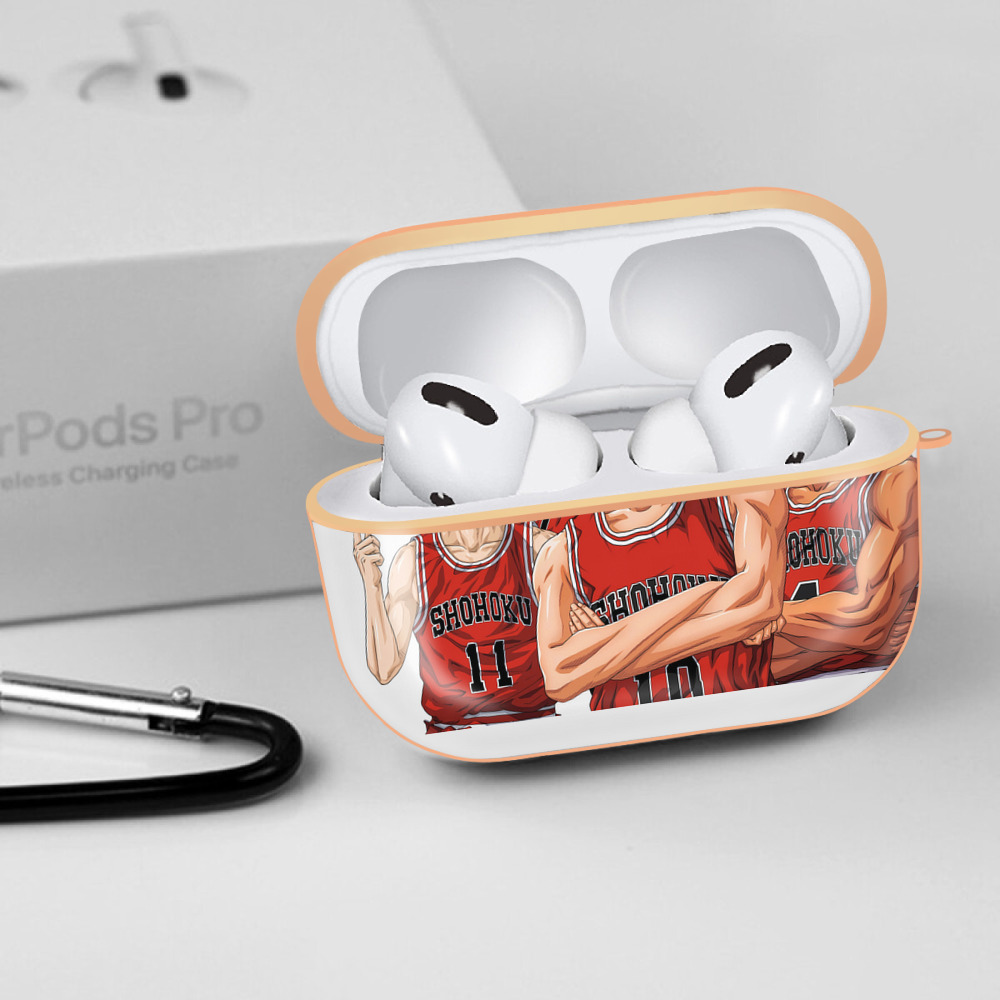 SLAM DUNK／スラムダンク 【AirPods Pro用】ハードシェル保護ケース｜耐衝撃・防指紋・カラビナ付き商品仕様