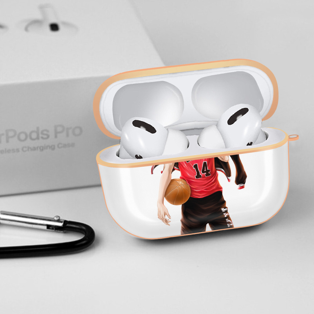 SLAM DUNK／スラムダンク 【AirPods Pro用】ハードシェル保護ケース｜耐衝撃・防指紋・カラビナ付き商品仕様