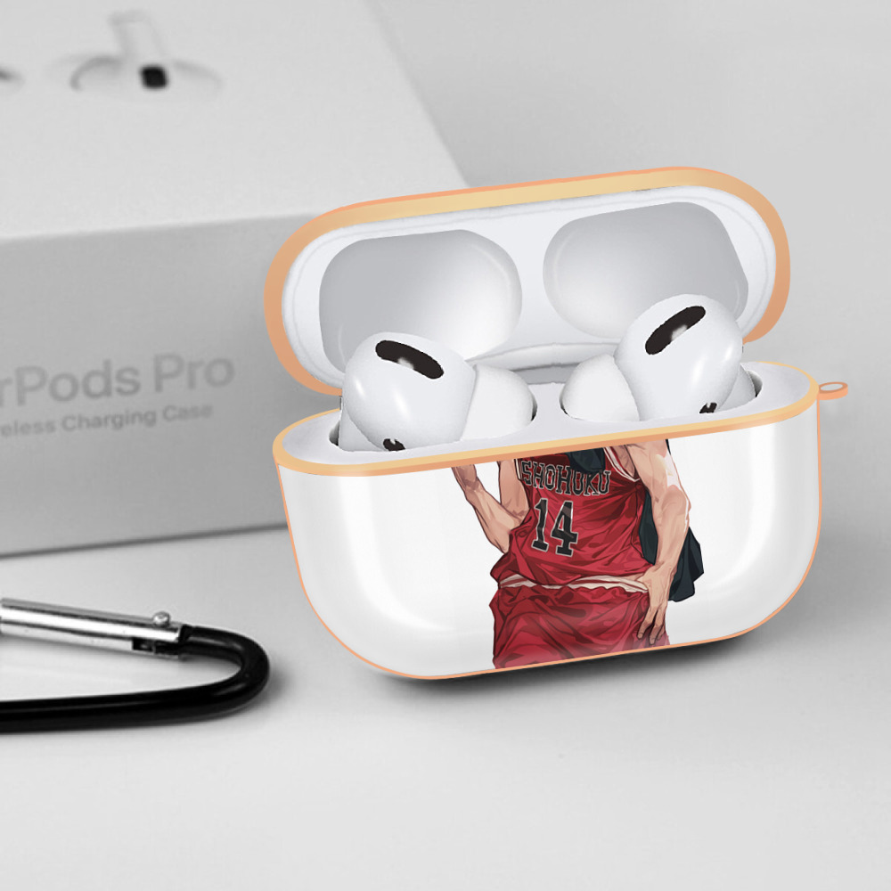 SLAM DUNK／スラムダンク 【AirPods Pro用】ハードシェル保護ケース｜耐衝撃・防指紋・カラビナ付き商品仕様