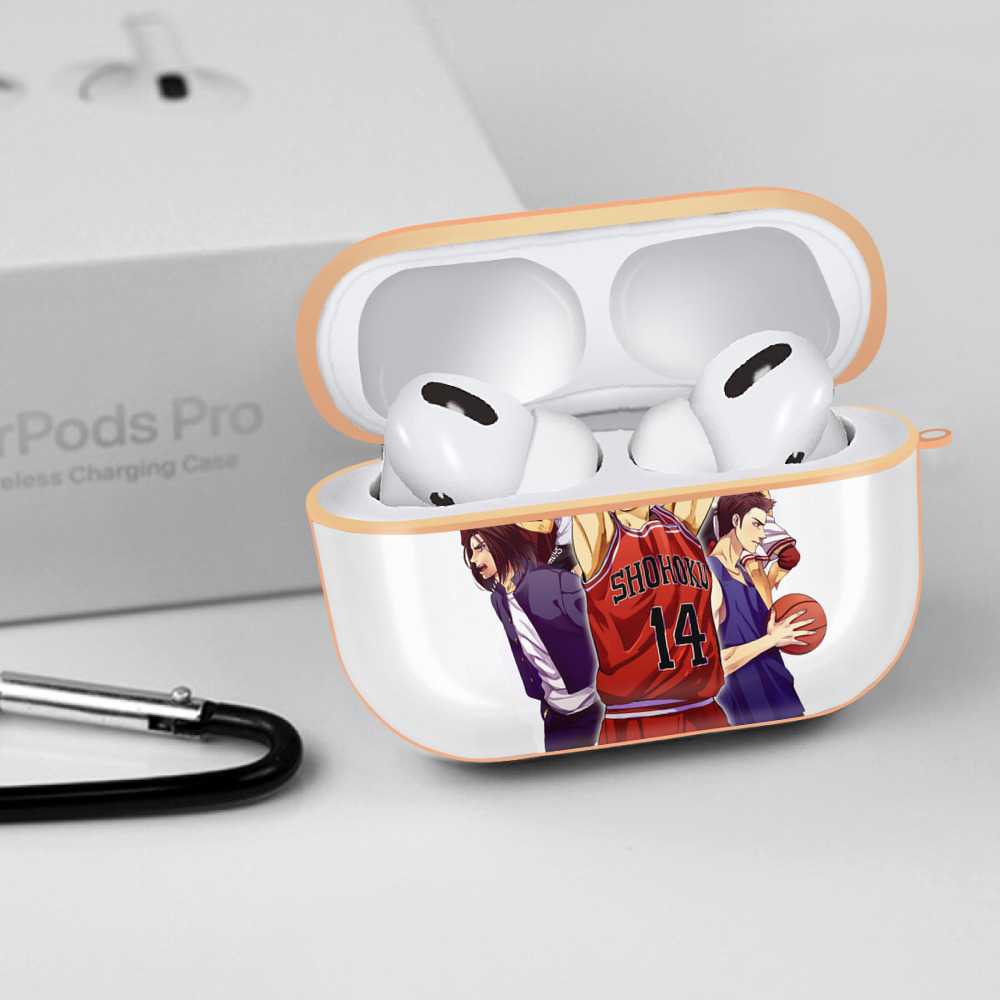 SLAM DUNK／スラムダンク 【AirPods Pro用】ハードシェル保護ケース｜耐衝撃・防指紋・カラビナ付き商品仕様