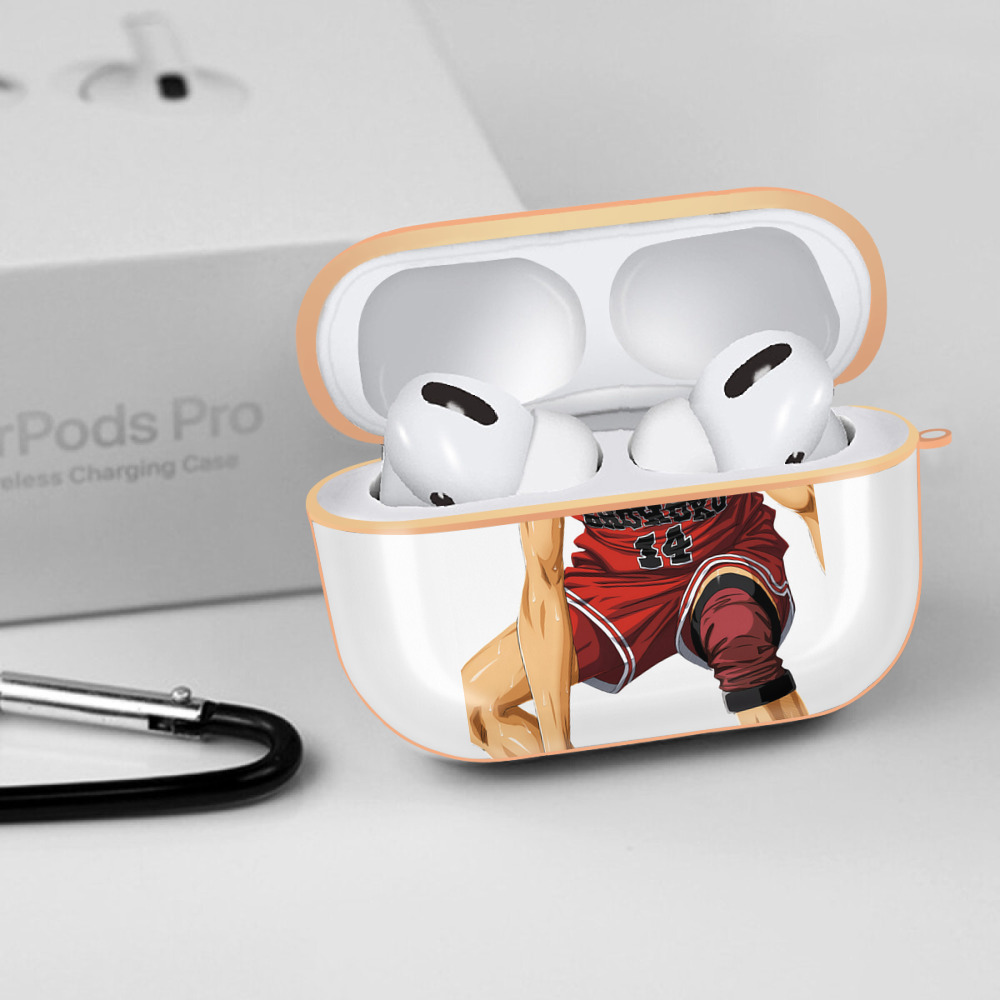 SLAM DUNK／スラムダンク 【AirPods Pro用】ハードシェル保護ケース｜耐衝撃・防指紋・カラビナ付き商品仕様