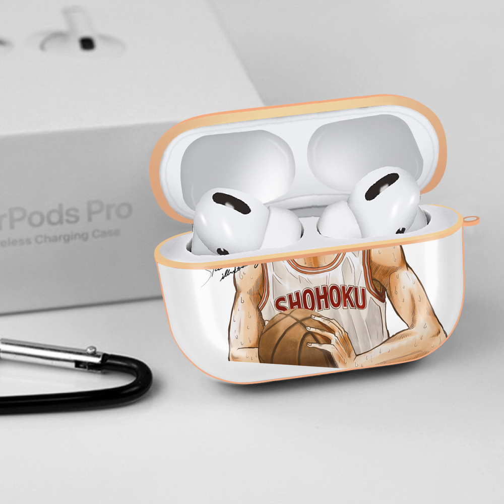 SLAM DUNK／スラムダンク 【AirPods Pro用】ハードシェル保護ケース｜耐衝撃・防指紋・カラビナ付き商品仕様