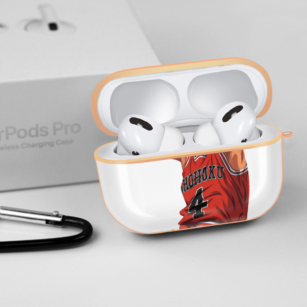 SLAM DUNK／スラムダンク 【AirPods Pro用】ハードシェル保護ケース｜耐衝撃・防指紋・カラビナ付き商品仕様