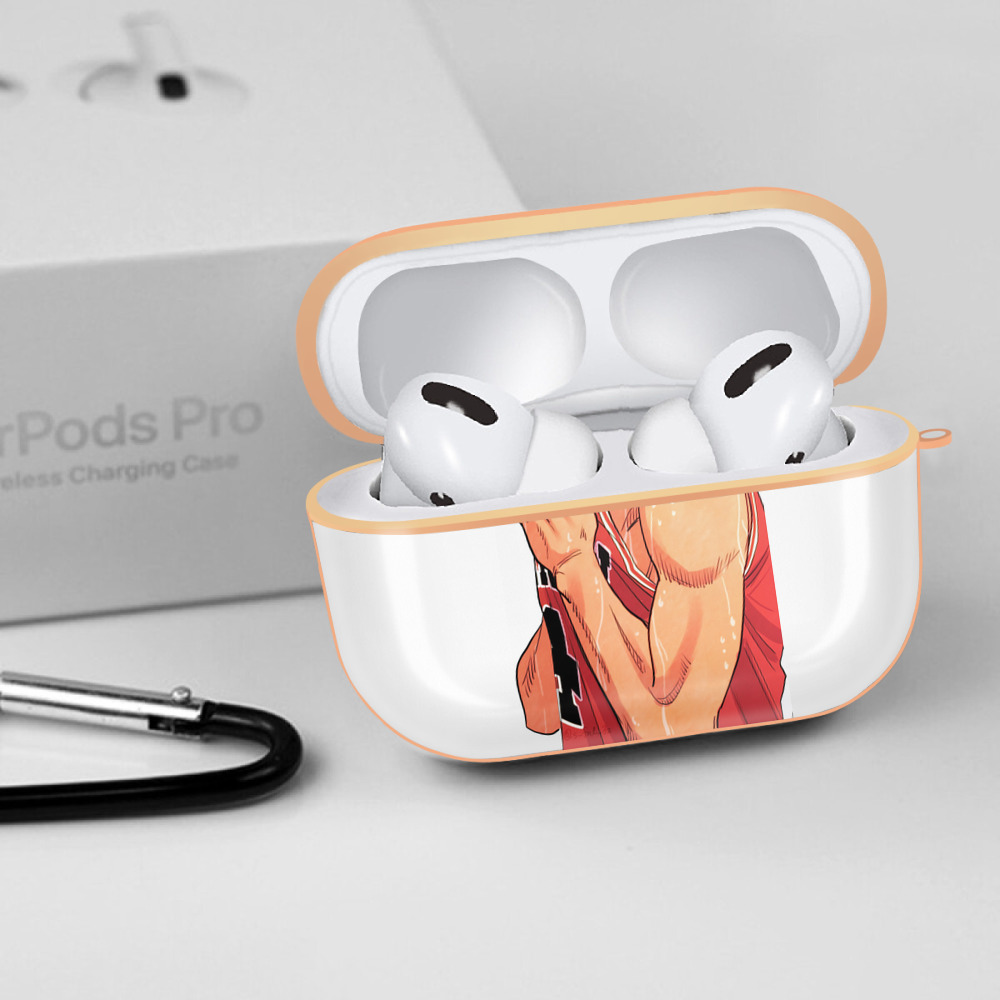 SLAM DUNK／スラムダンク 【AirPods Pro用】ハードシェル保護ケース｜耐衝撃・防指紋・カラビナ付き商品仕様
