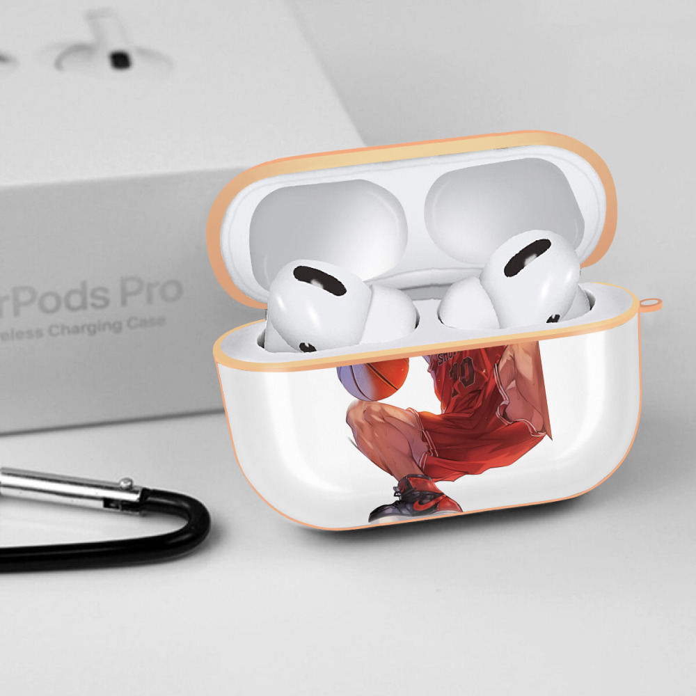 SLAM DUNK／スラムダンク 【AirPods Pro用】ハードシェル保護ケース｜耐衝撃・防指紋・カラビナ付き商品仕様
