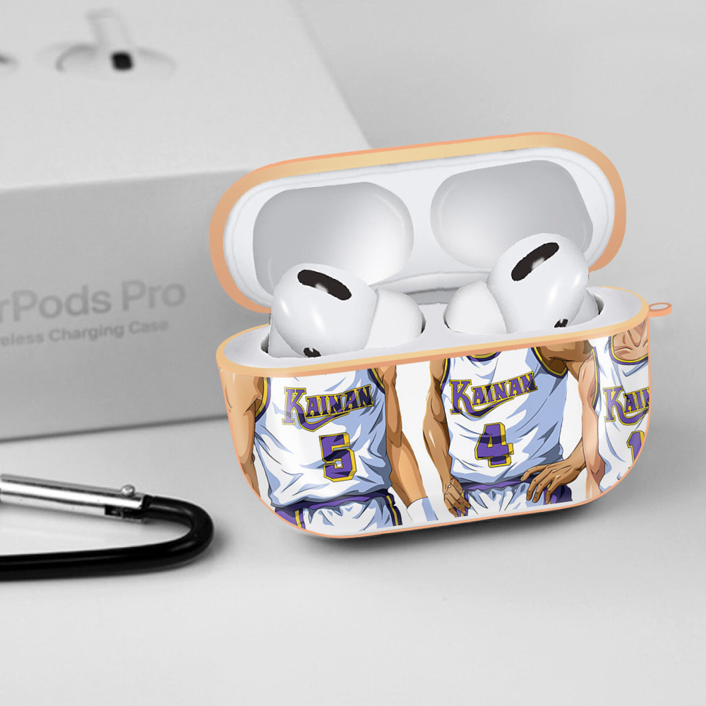 SLAM DUNK／スラムダンク 【AirPods Pro用】ハードシェル保護ケース｜耐衝撃・防指紋・カラビナ付き商品仕様