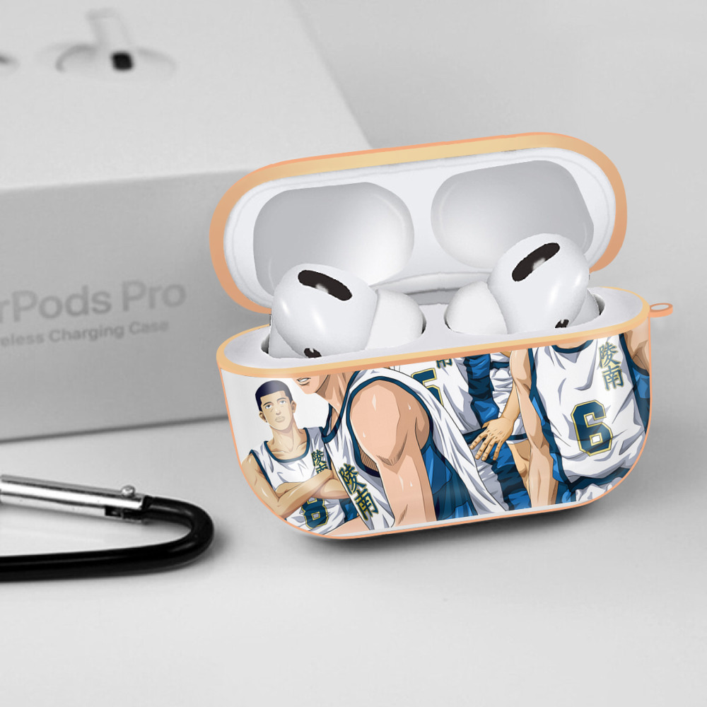 SLAM DUNK／スラムダンク 【AirPods Pro用】ハードシェル保護ケース｜耐衝撃・防指紋・カラビナ付き商品仕様