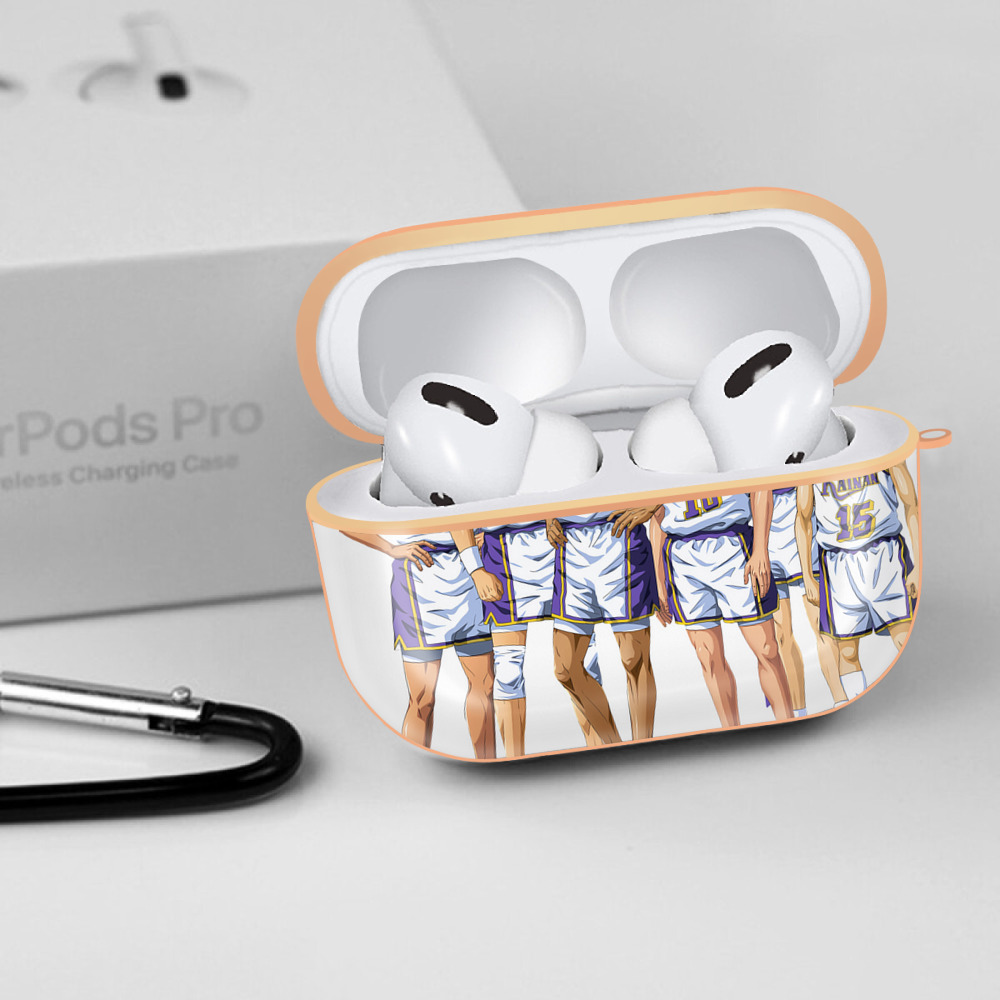 SLAM DUNK／スラムダンク 【AirPods Pro用】ハードシェル保護ケース｜耐衝撃・防指紋・カラビナ付き商品仕様