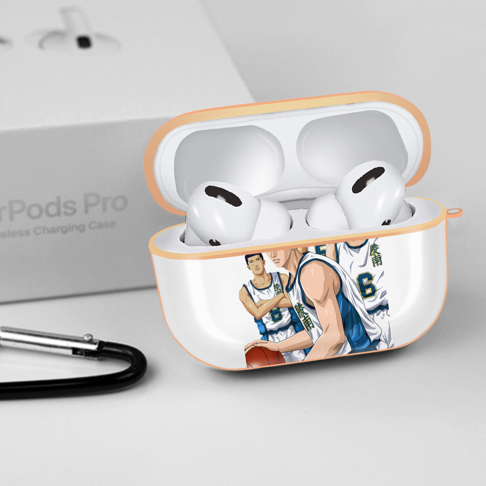 SLAM DUNK／スラムダンク 【AirPods Pro用】ハードシェル保護ケース｜耐衝撃・防指紋・カラビナ付き商品仕様