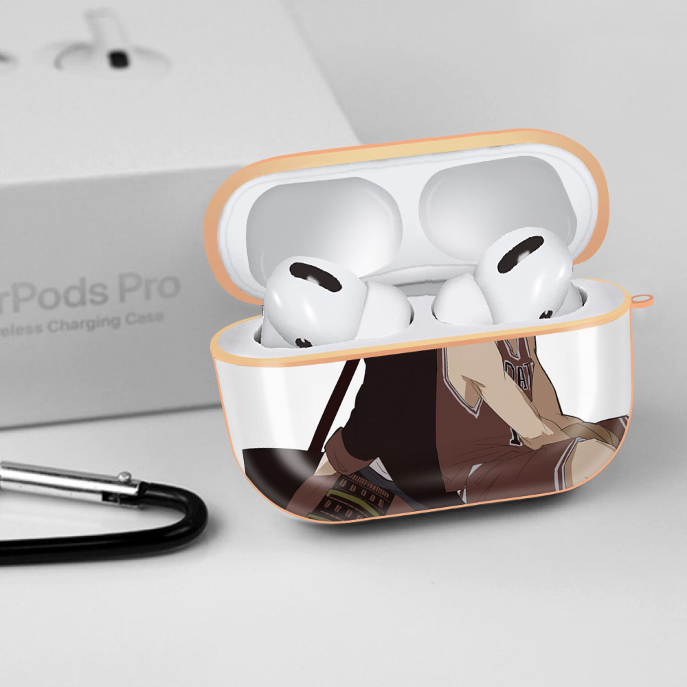 SLAM DUNK／スラムダンク 【AirPods Pro用】ハードシェル保護ケース｜耐衝撃・防指紋・カラビナ付き商品仕様