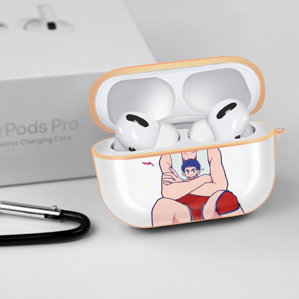SLAM DUNK／スラムダンク 【AirPods Pro用】ハードシェル保護ケース｜耐衝撃・防指紋・カラビナ付き商品仕様
