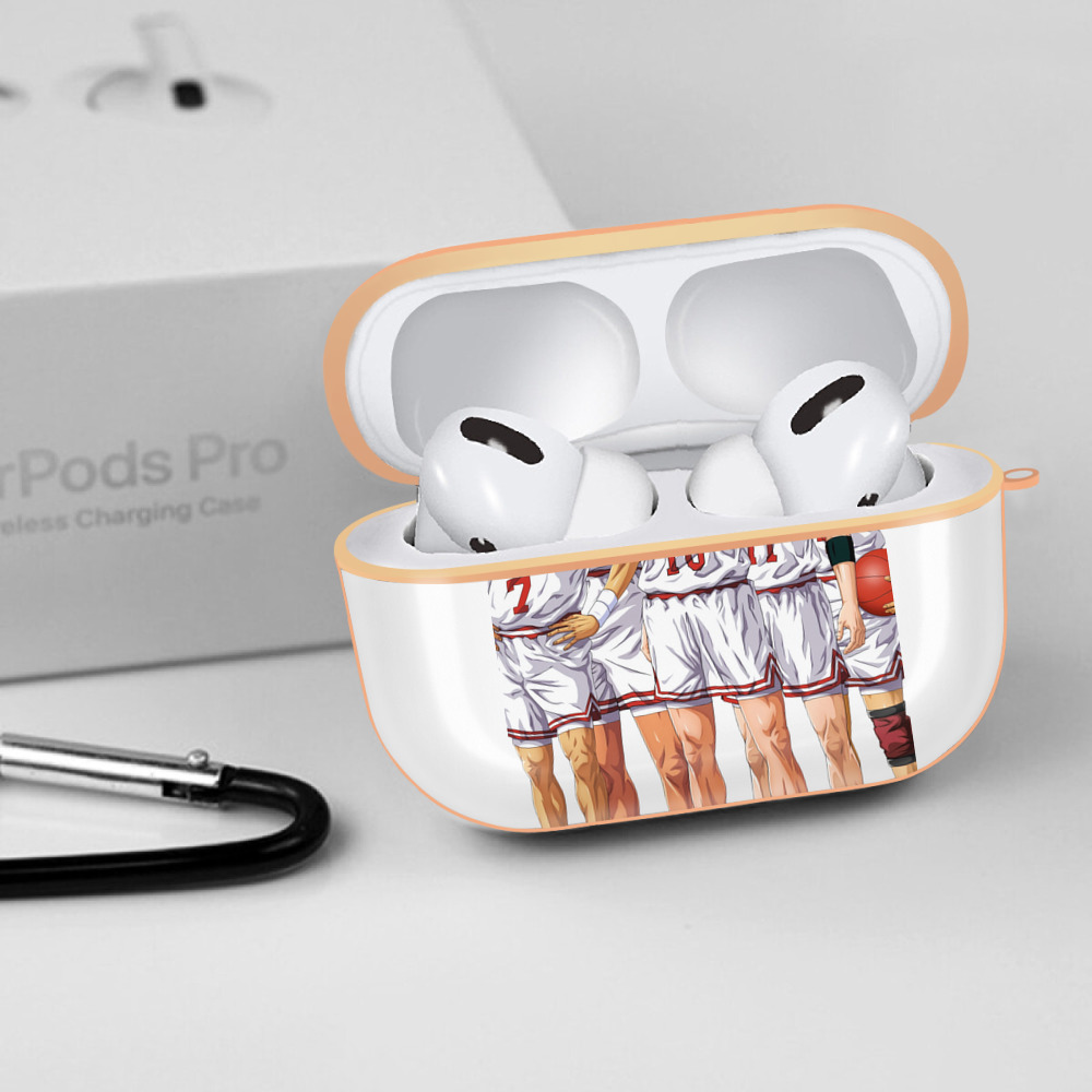 SLAM DUNK／スラムダンク 【AirPods Pro用】ハードシェル保護ケース｜耐衝撃・防指紋・カラビナ付き商品仕様