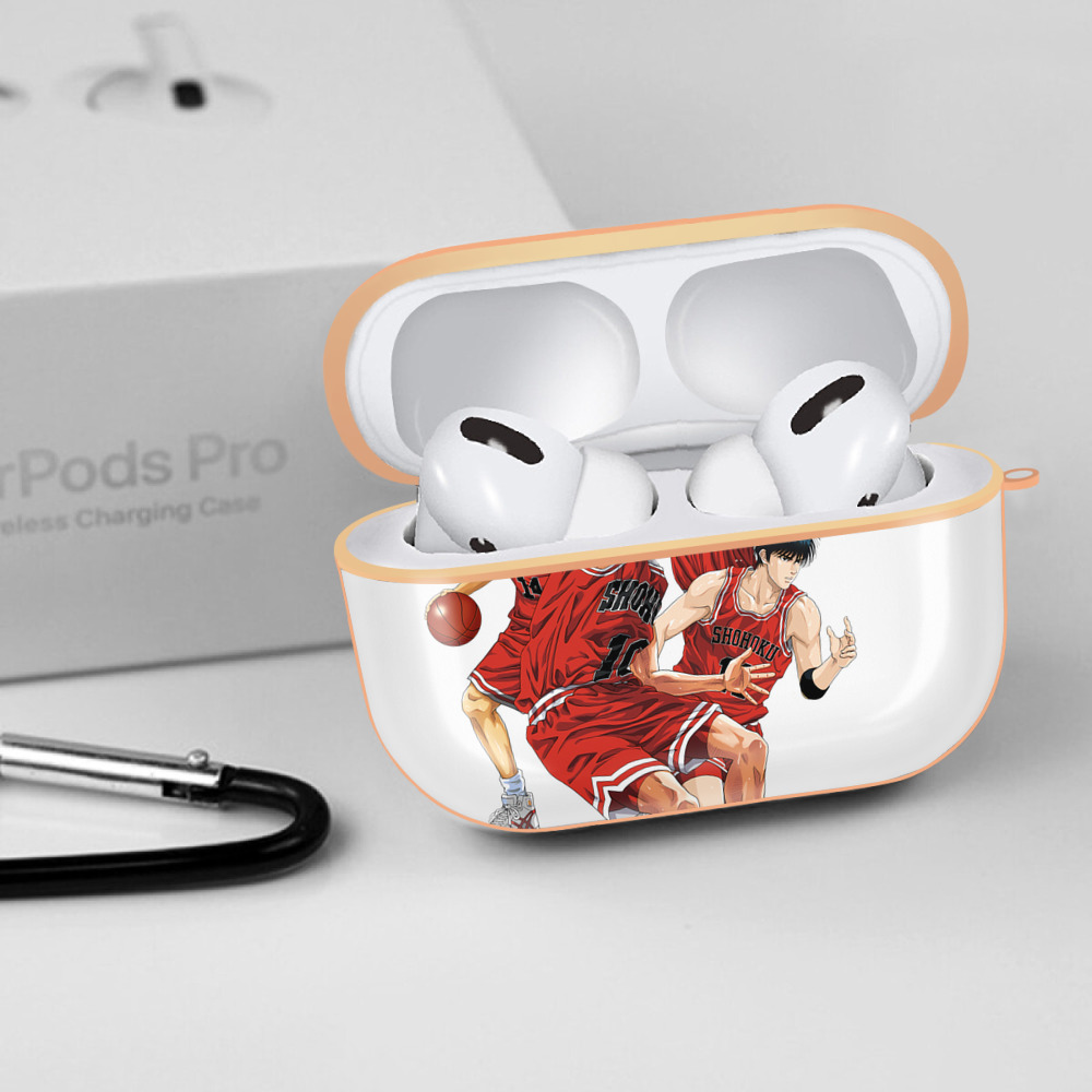 SLAM DUNK／スラムダンク 【AirPods Pro用】ハードシェル保護ケース｜耐衝撃・防指紋・カラビナ付き商品仕様