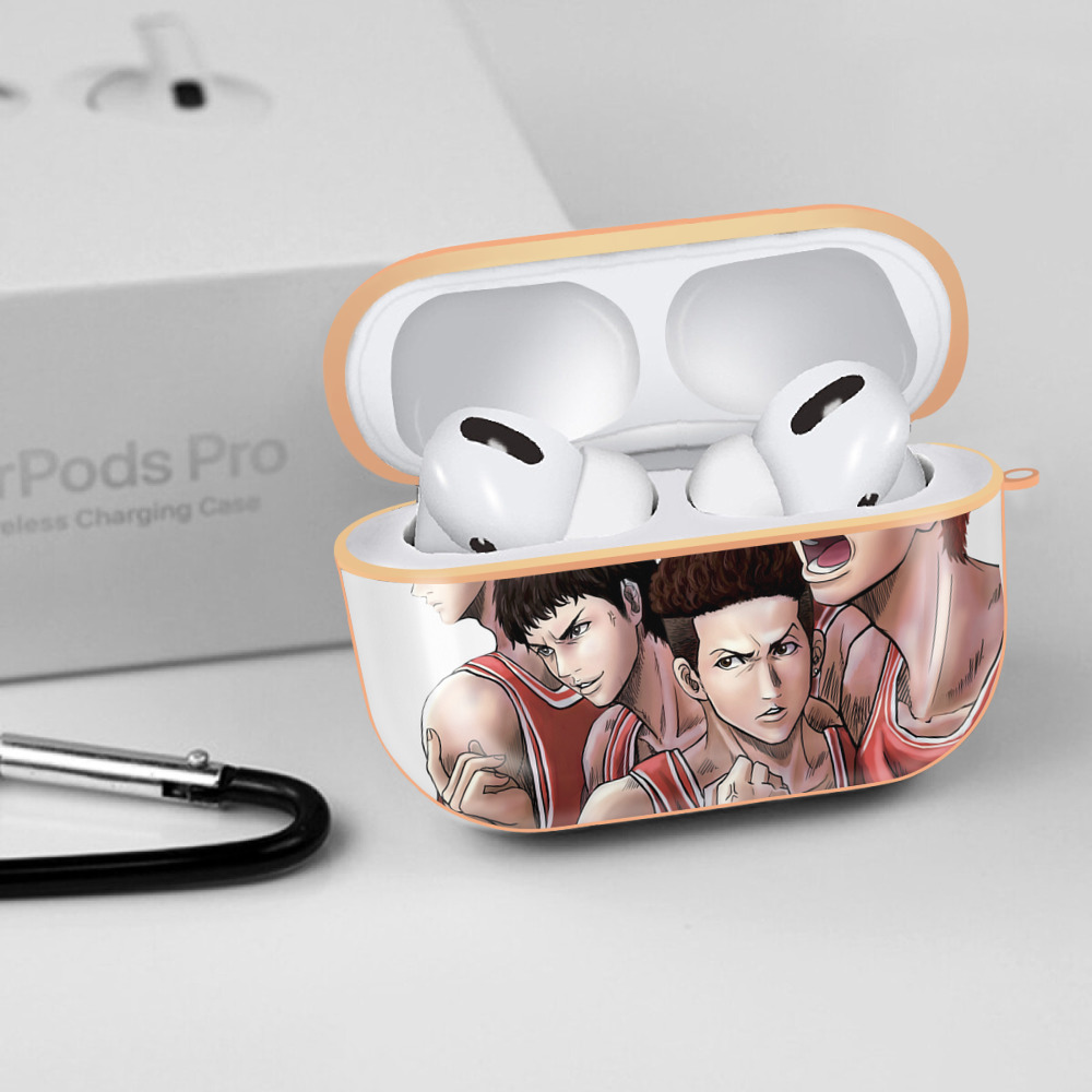 SLAM DUNK／スラムダンク 【AirPods Pro用】ハードシェル保護ケース｜耐衝撃・防指紋・カラビナ付き商品仕様