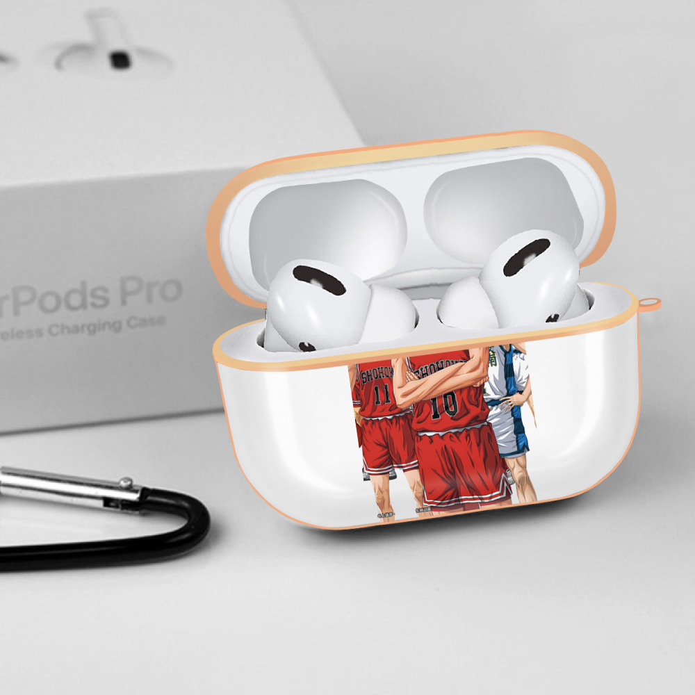 SLAM DUNK／スラムダンク 【AirPods Pro用】ハードシェル保護ケース｜耐衝撃・防指紋・カラビナ付き商品仕様