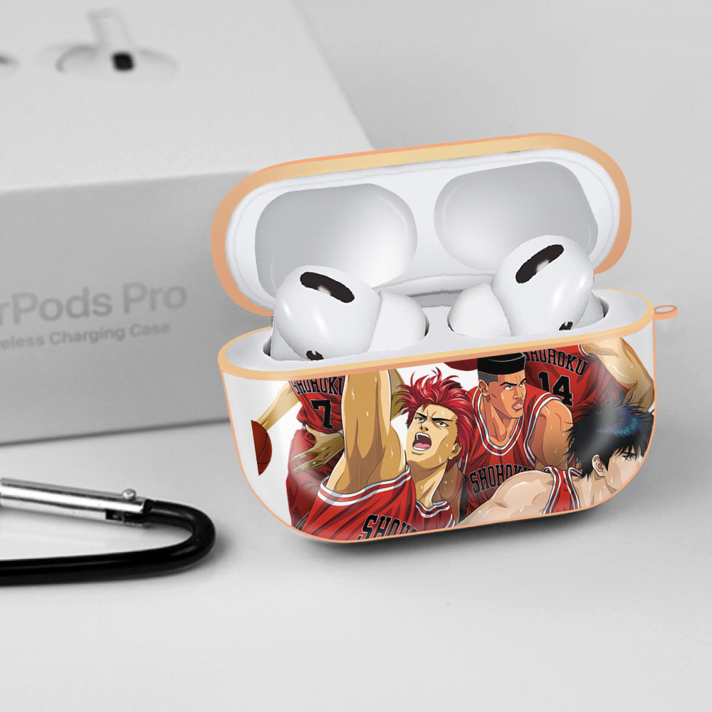 SLAM DUNK／スラムダンク 【AirPods Pro用】ハードシェル保護ケース｜耐衝撃・防指紋・カラビナ付き商品仕様