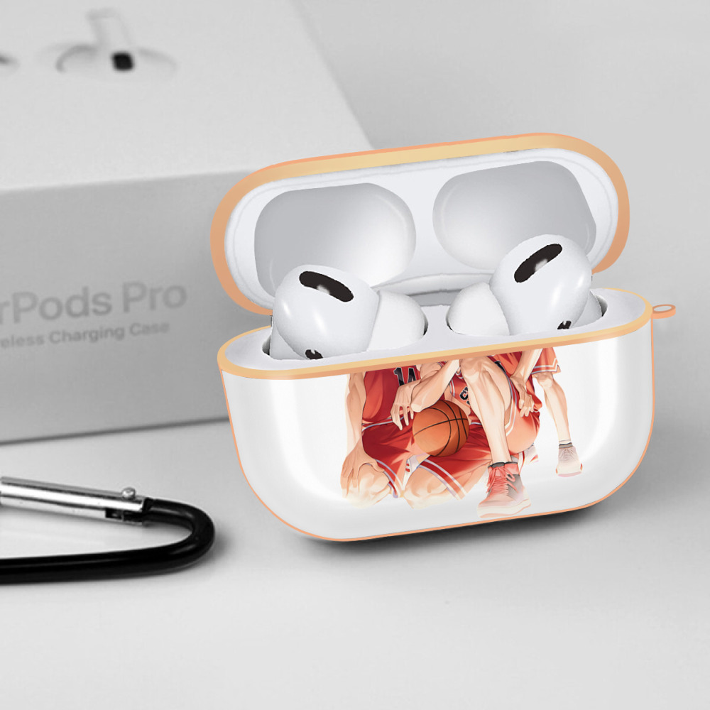 SLAM DUNK／スラムダンク 【AirPods Pro用】ハードシェル保護ケース｜耐衝撃・防指紋・カラビナ付き商品仕様
