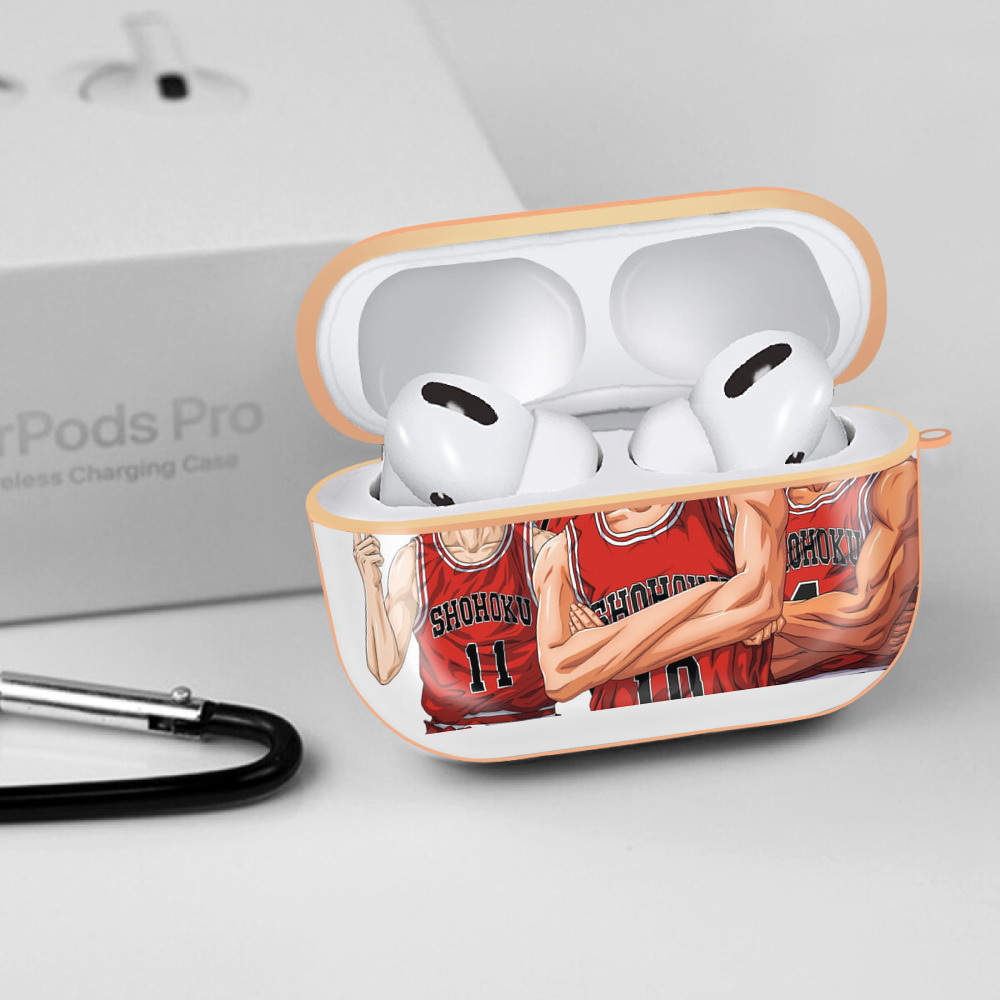 SLAM DUNK／スラムダンク 【AirPods Pro用】ハードシェル保護ケース｜耐衝撃・防指紋・カラビナ付き商品仕様