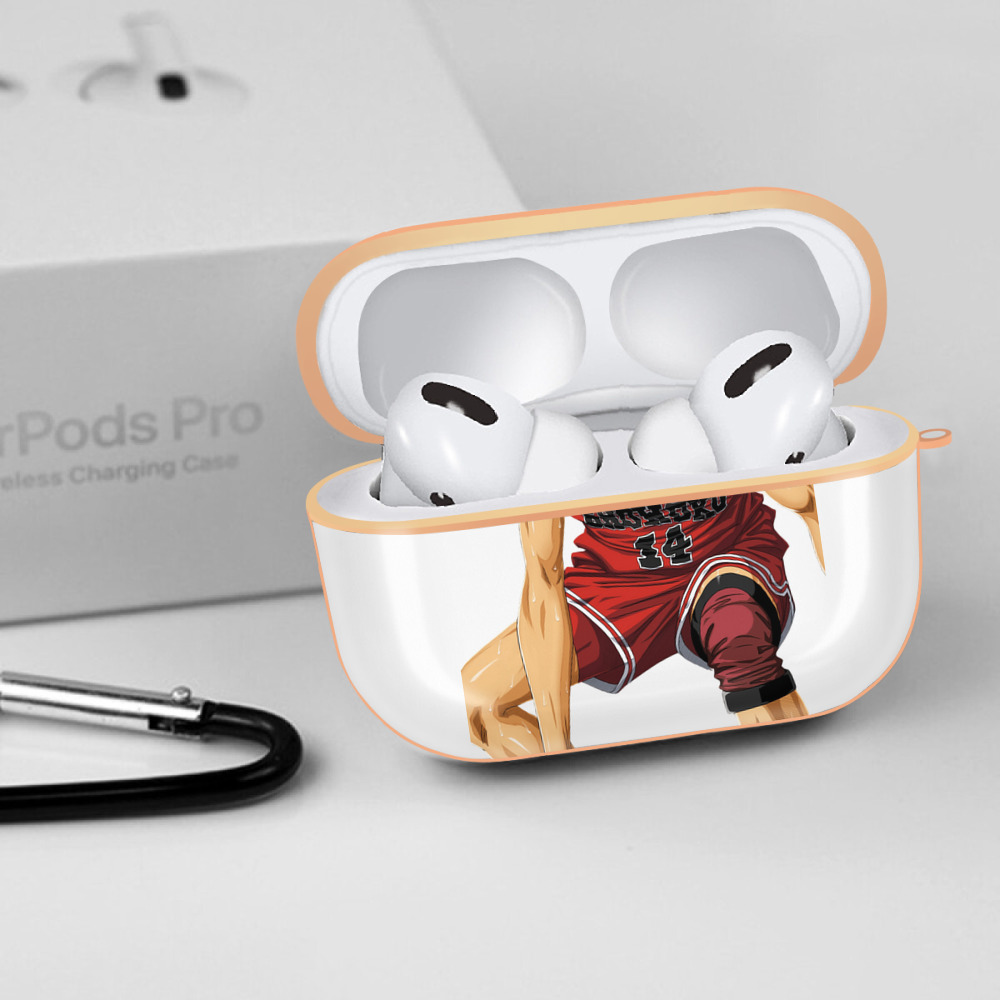 SLAM DUNK／スラムダンク 【AirPods Pro用】ハードシェル保護ケース｜耐衝撃・防指紋・カラビナ付き商品仕様