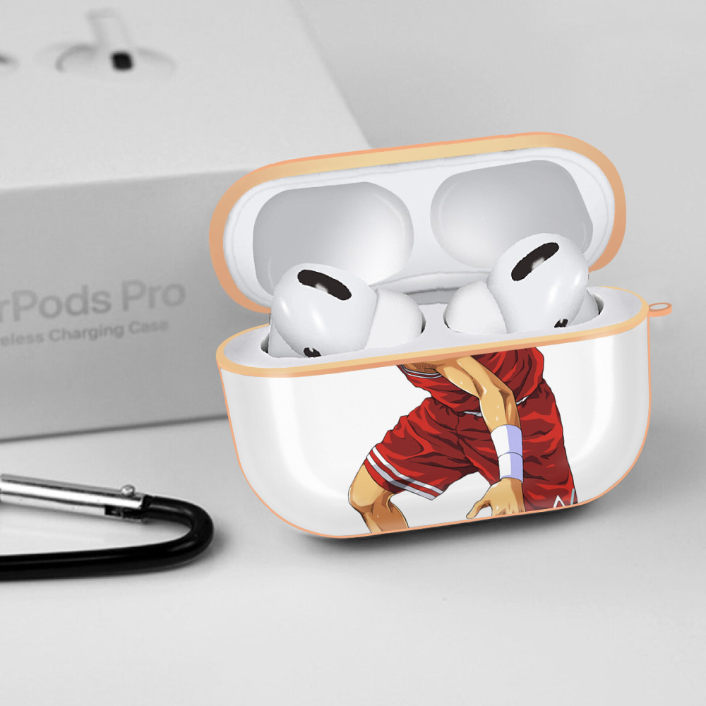 SLAM DUNK／スラムダンク 【AirPods Pro用】ハードシェル保護ケース｜耐衝撃・防指紋・カラビナ付き商品仕様