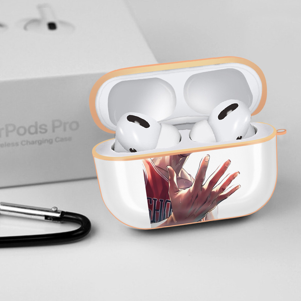 SLAM DUNK／スラムダンク 【AirPods Pro用】ハードシェル保護ケース｜耐衝撃・防指紋・カラビナ付き商品仕様