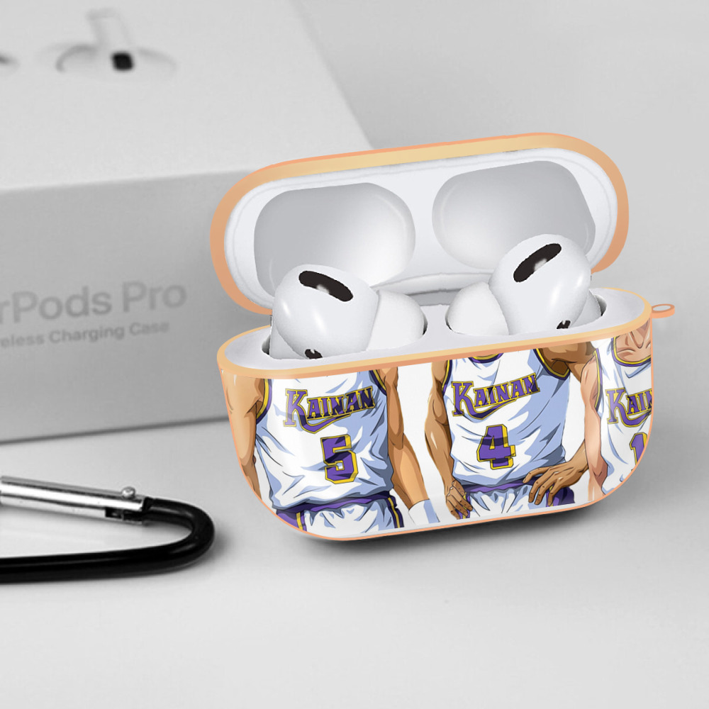 SLAM DUNK／スラムダンク 【AirPods Pro用】ハードシェル保護ケース｜耐衝撃・防指紋・カラビナ付き商品仕様