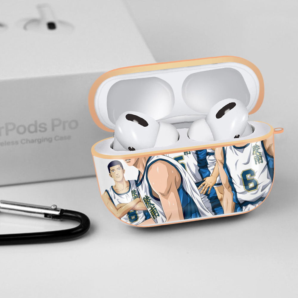SLAM DUNK／スラムダンク 【AirPods Pro用】ハードシェル保護ケース｜耐衝撃・防指紋・カラビナ付き商品仕様