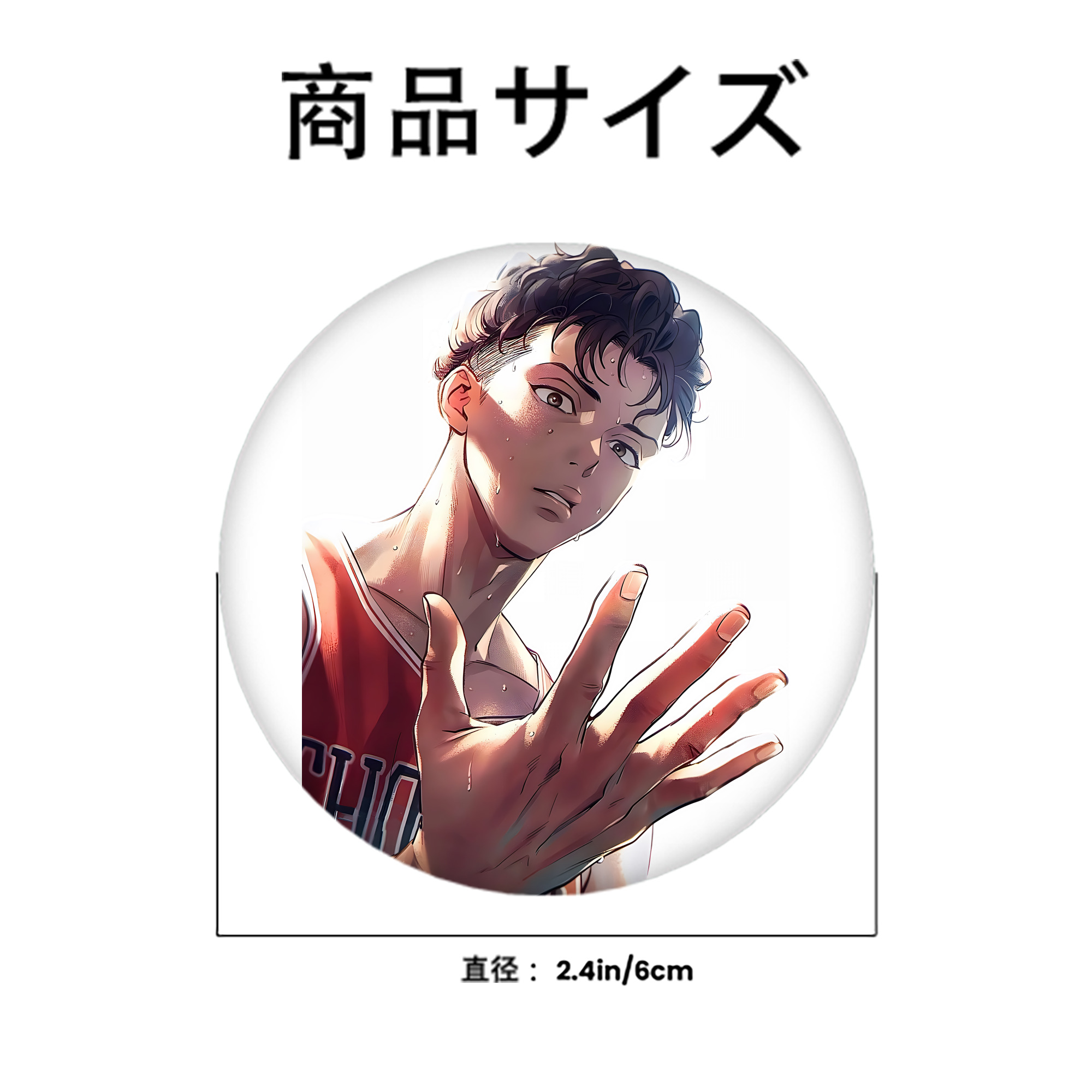 SLAM DUNK／スラムダンク 6cm 缶バッジ 複数セット
