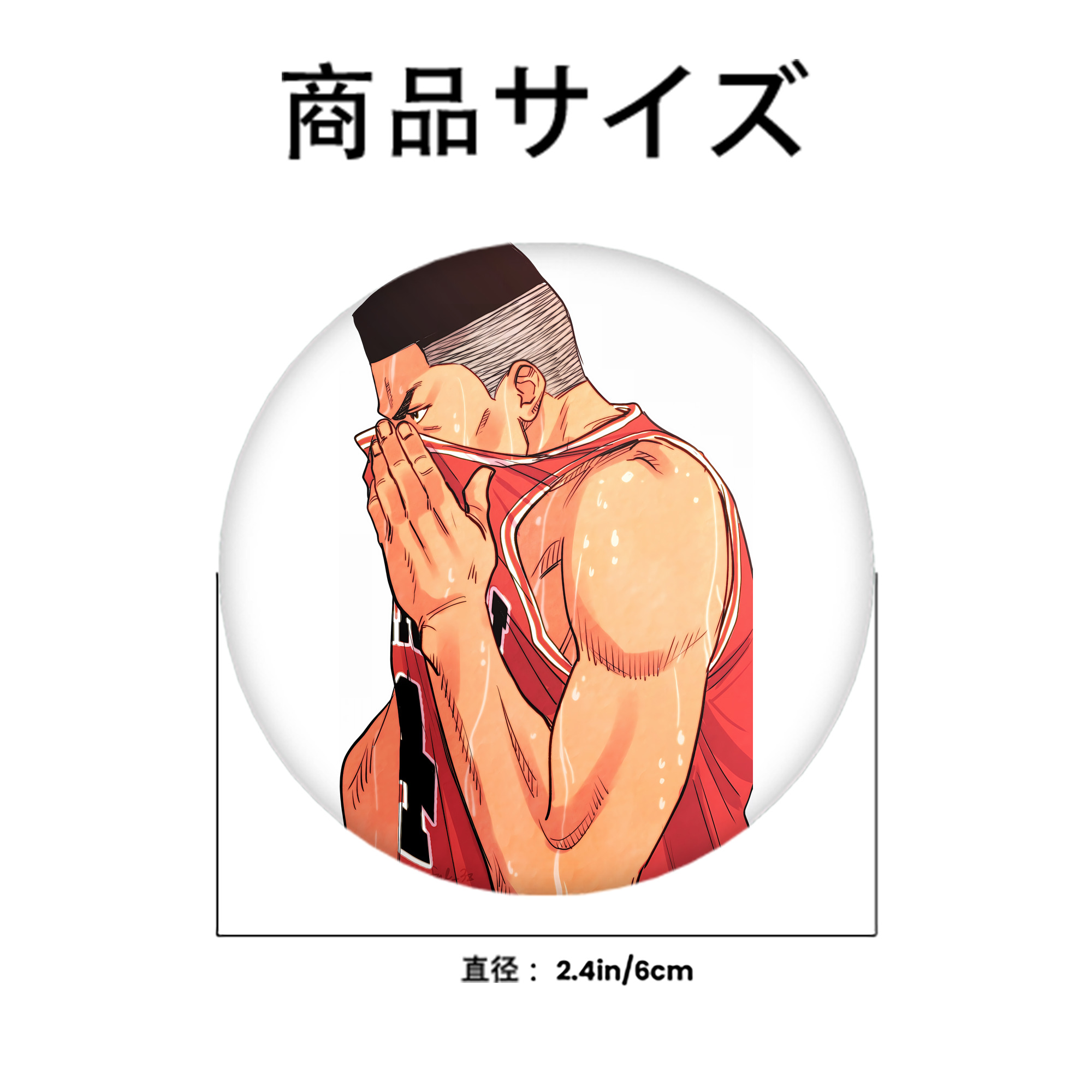SLAM DUNK／スラムダンク 6cm 缶バッジ 複数セット