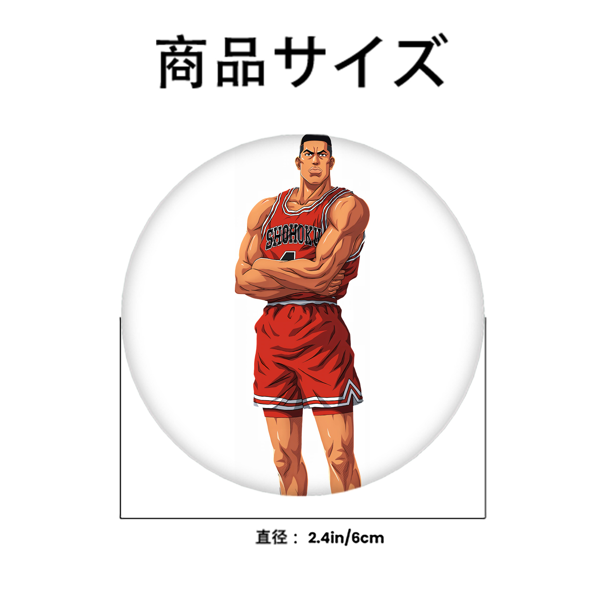 SLAM DUNK／スラムダンク 6cm 缶バッジ 複数セット