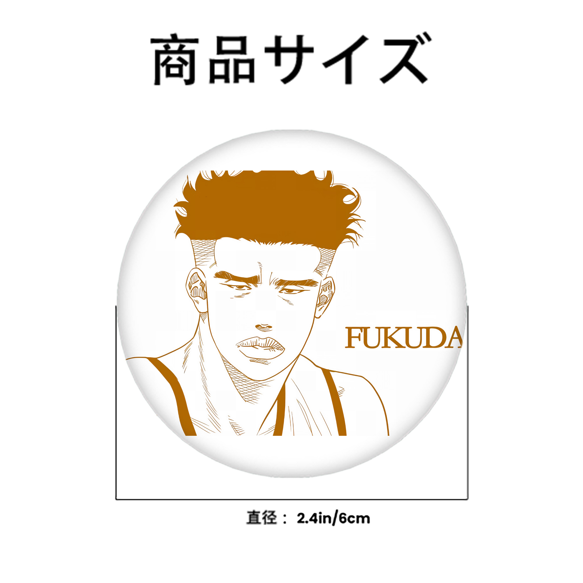 SLAM DUNK／スラムダンク 6cm 缶バッジ 複数セット