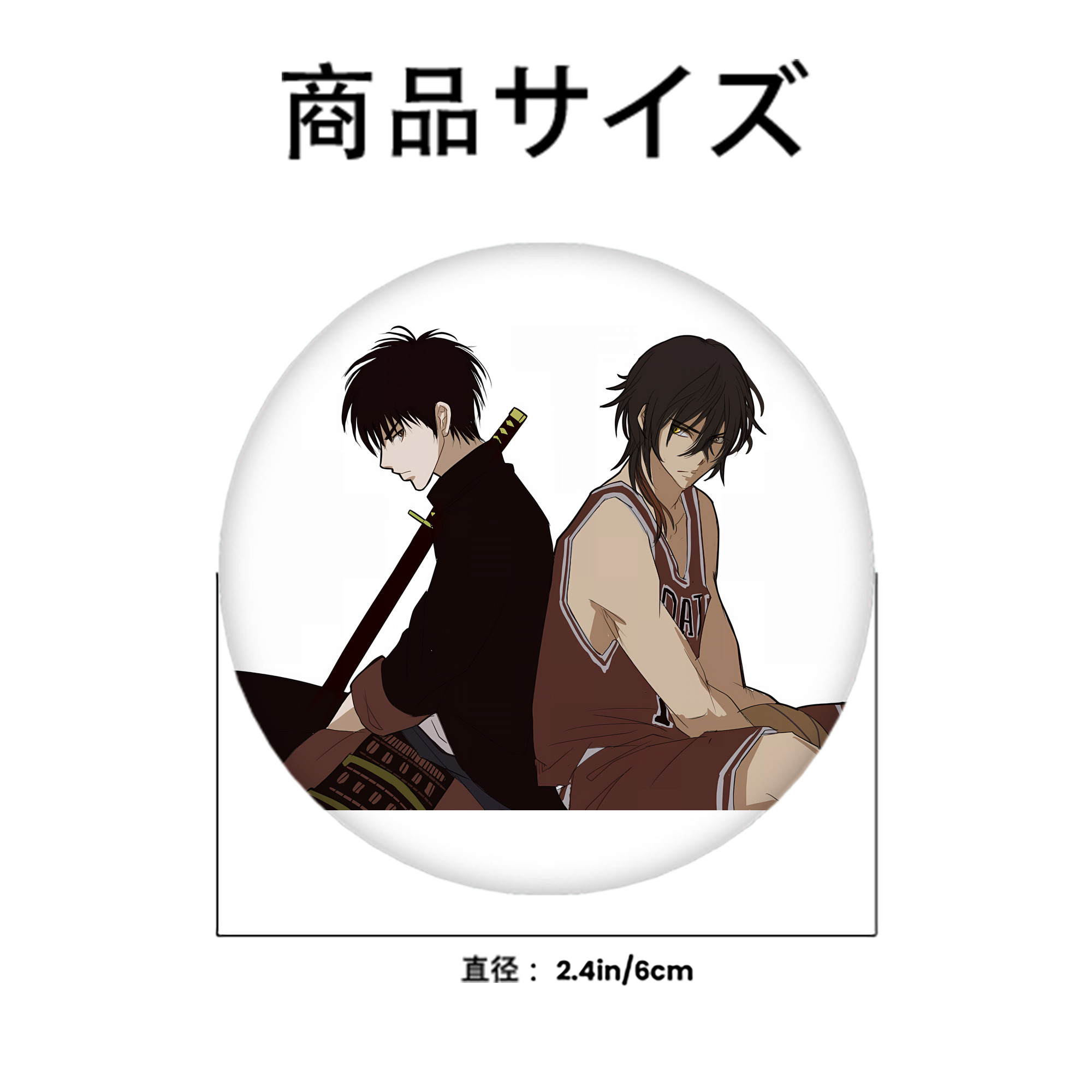SLAM DUNK／スラムダンク 6cm 缶バッジ 複数セット