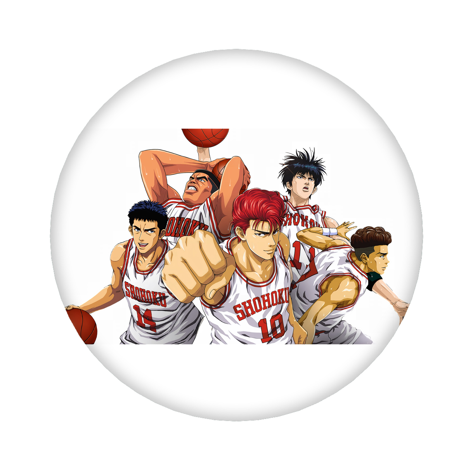 （画像用） SLAM DUNK／スラムダンク 6cm 缶バッジ 複数セット